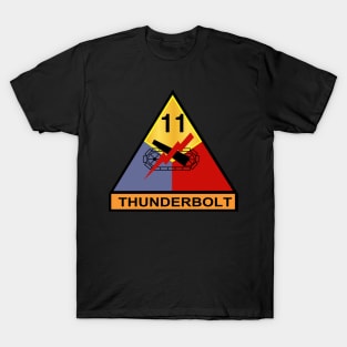 11th Armored Division - Thunderbolt wo Txt T-Shirt